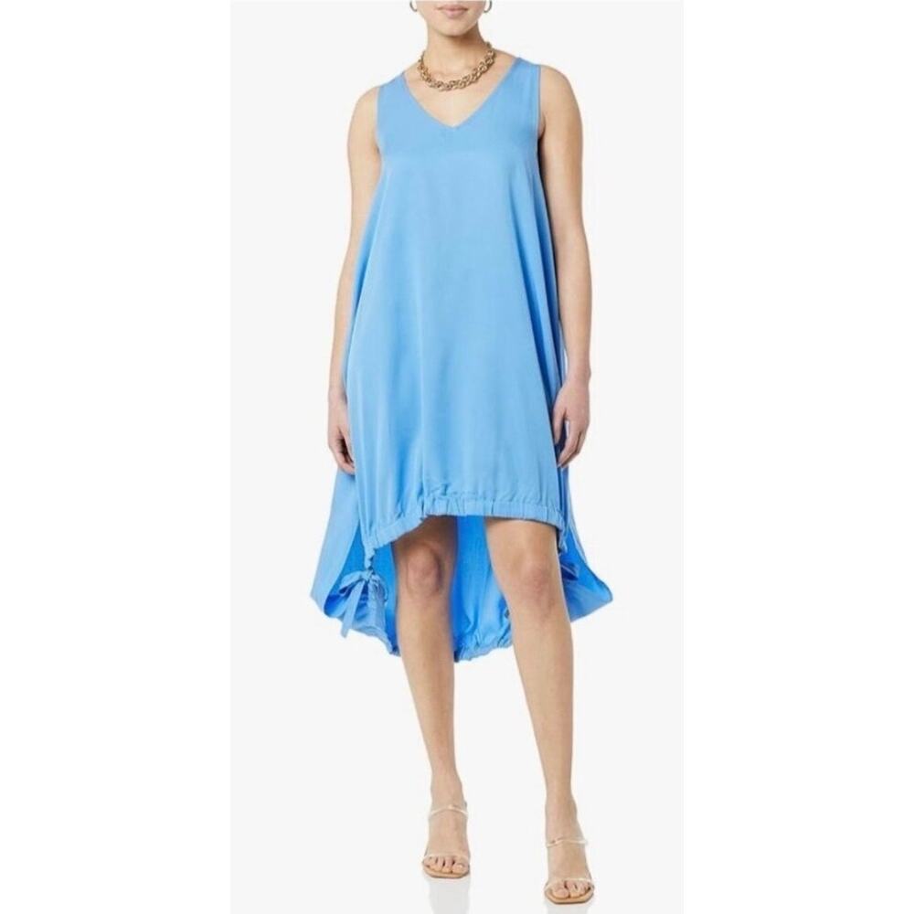 Terea Blue Brielle Adjustable Hem Tank Dress XXL NWT